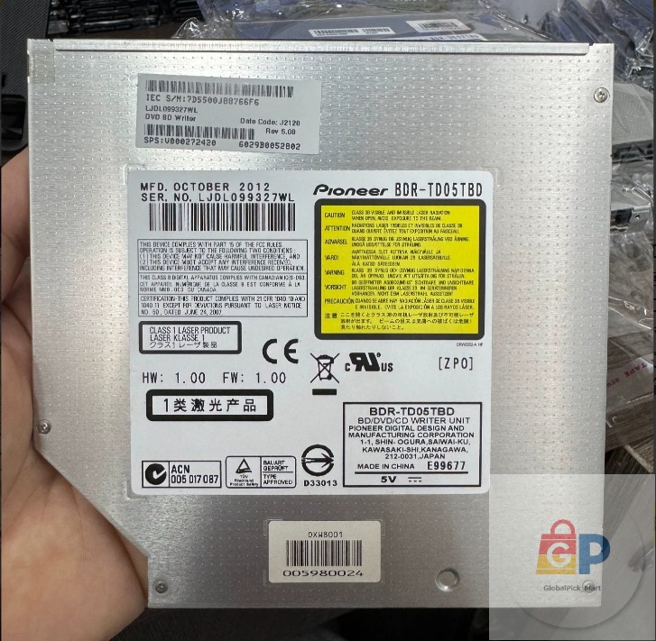 Original Pioneer BDR-TD05 6X 3D Blu-ray Burner Writer BD-RE DVD RW SATA Drive