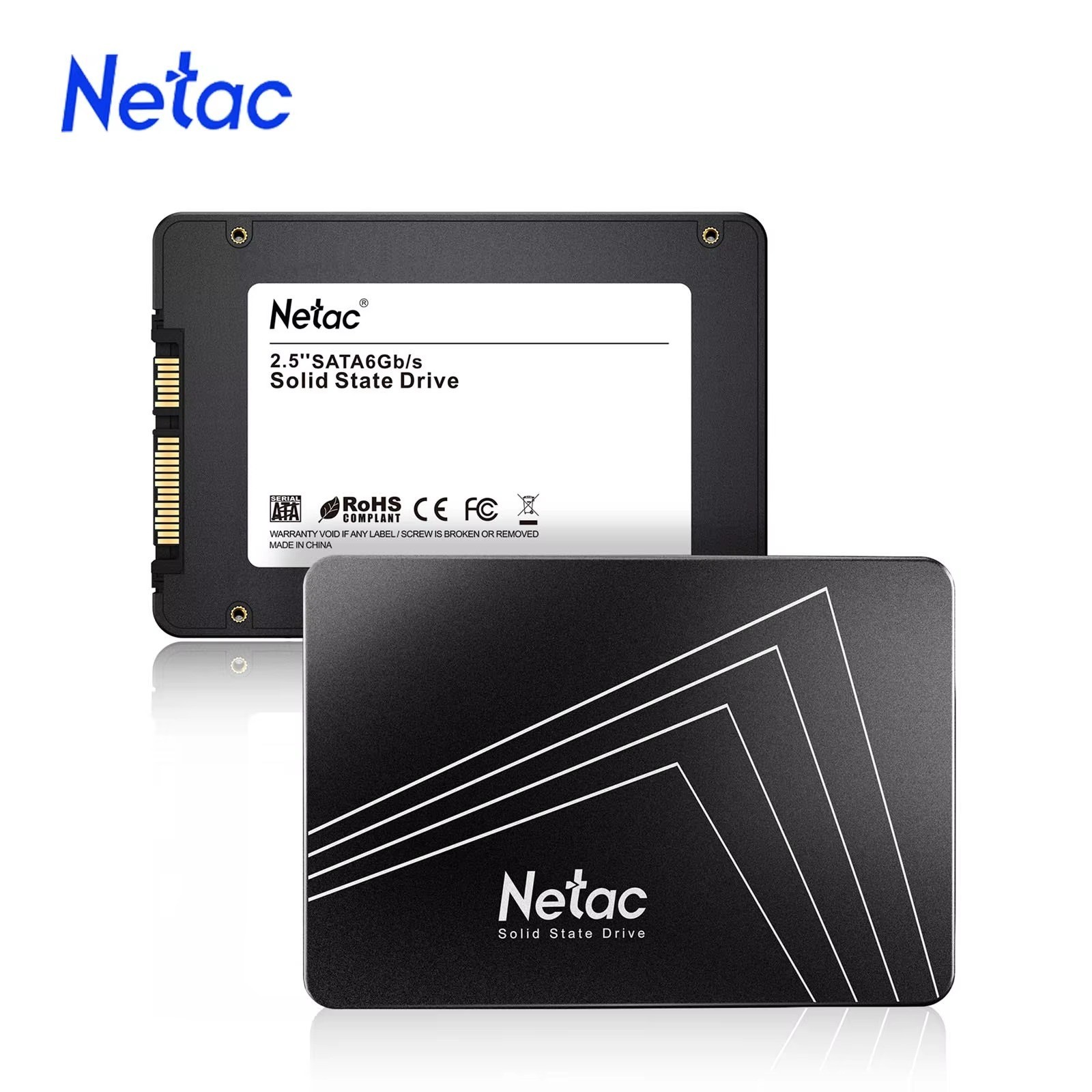 Netac 128GB 256GB 512GB 1TB 2TB Internal SSD SATA III 2.5 Inch Solid State