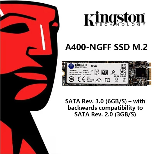 KingSton A400 M.2 2280 SATA III SSD 120GB 240GB 480GB 1TB 2TB Internal Drive