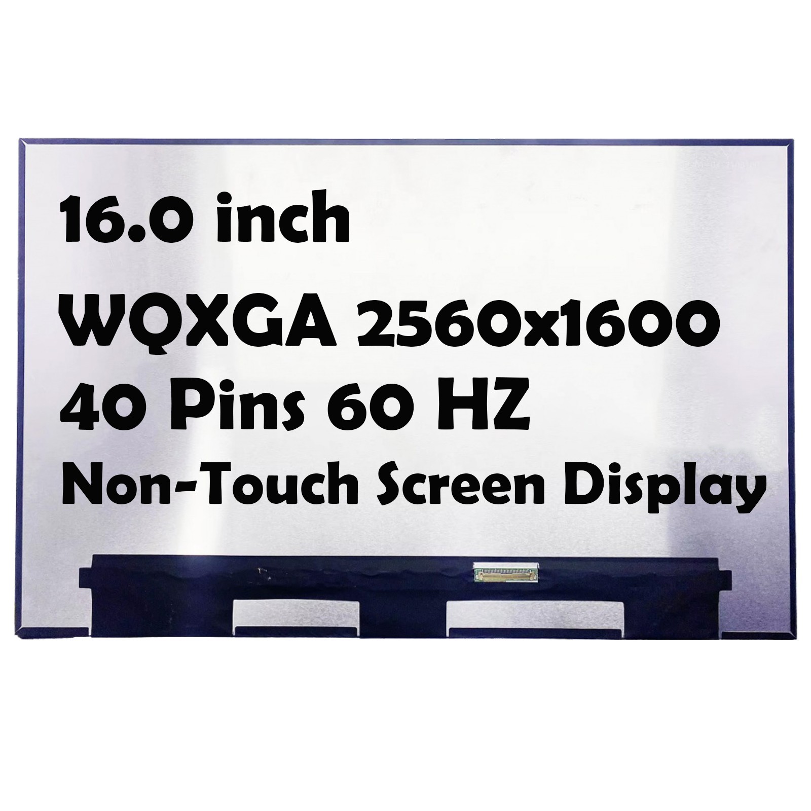 16" B160QAN02.M MNG007DA1-4 2560x1600 40-pin LCD Non-Touch Screen Display Panel