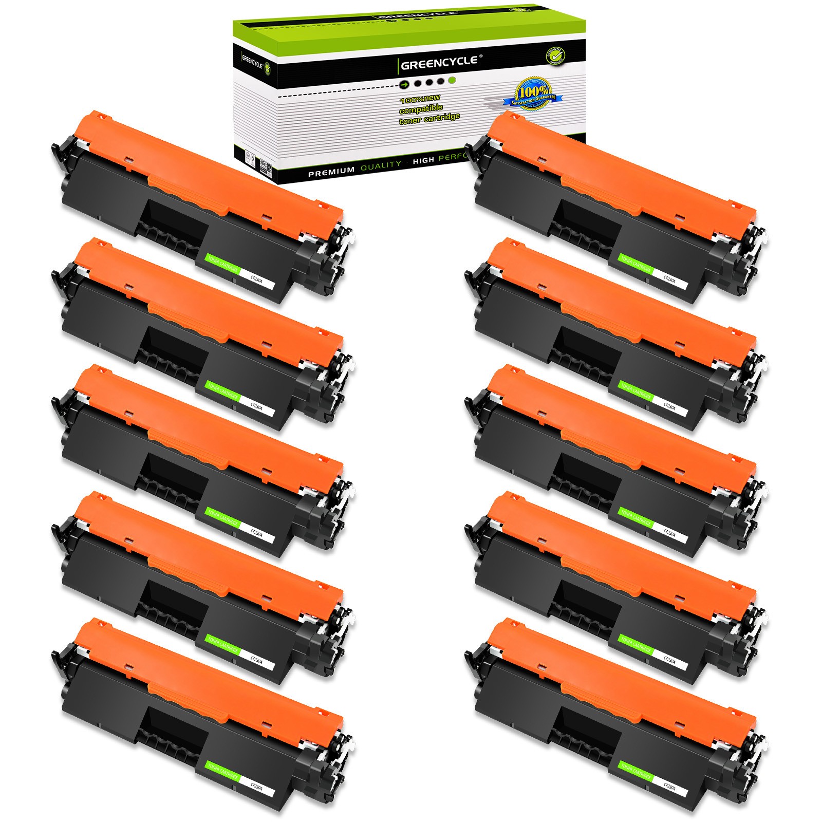 10PK CF230A Toner Cartridge Fits For HP LaserJet M203d MFP M227d M227sdn Printer