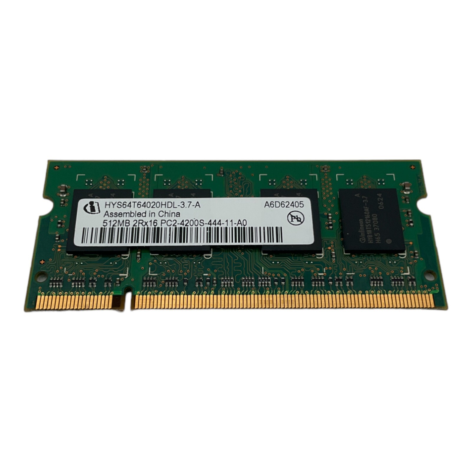 Qimonda HYS64T64020HDL-3.7-A 512MB DDR2 PC2-4200S 533MHZ Laptop Memory RAM 