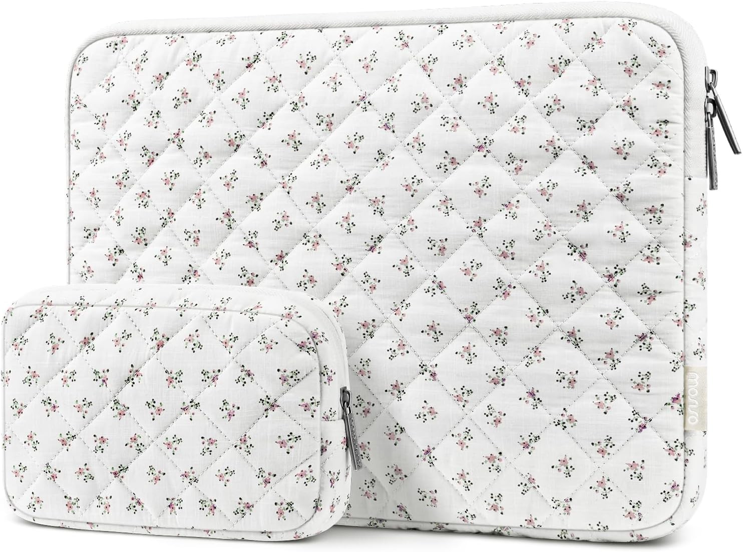 Laptop Case 16 inch, 15-15.6 inch Puffy Laptop Sleeve Bag, Pink | MacBook Pro 16