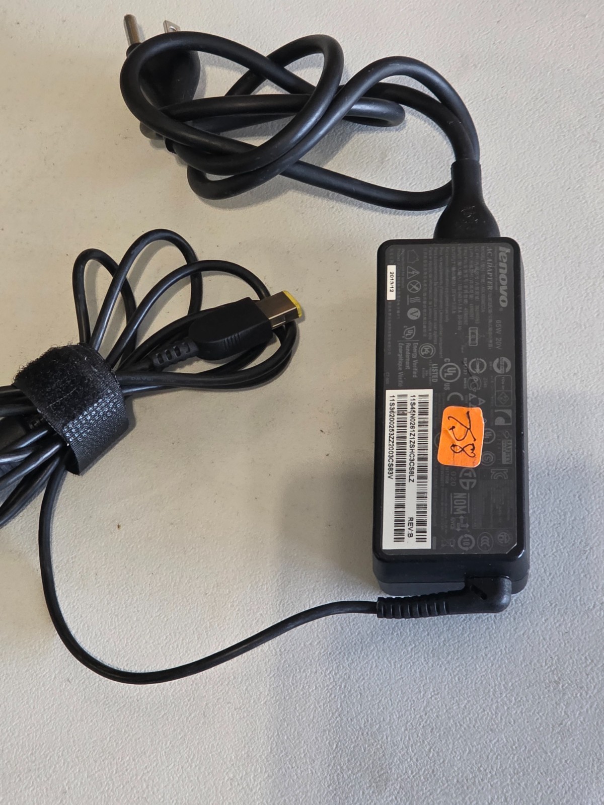 Genuine Lenovo AC/DC Adapter 65W for Lenovo Tiny PC ThinkCentre M900 M910q M920Q