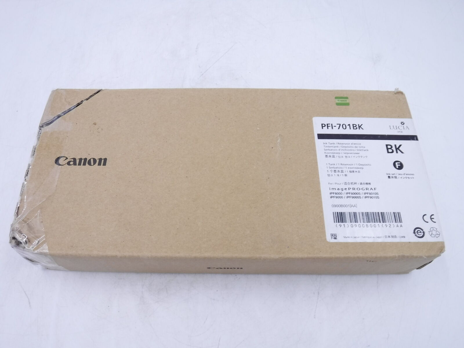 2014 Genuine OEM Canon Black Ink PFI-701BK 0900B001 iPF8000/9000/8000S/9000S