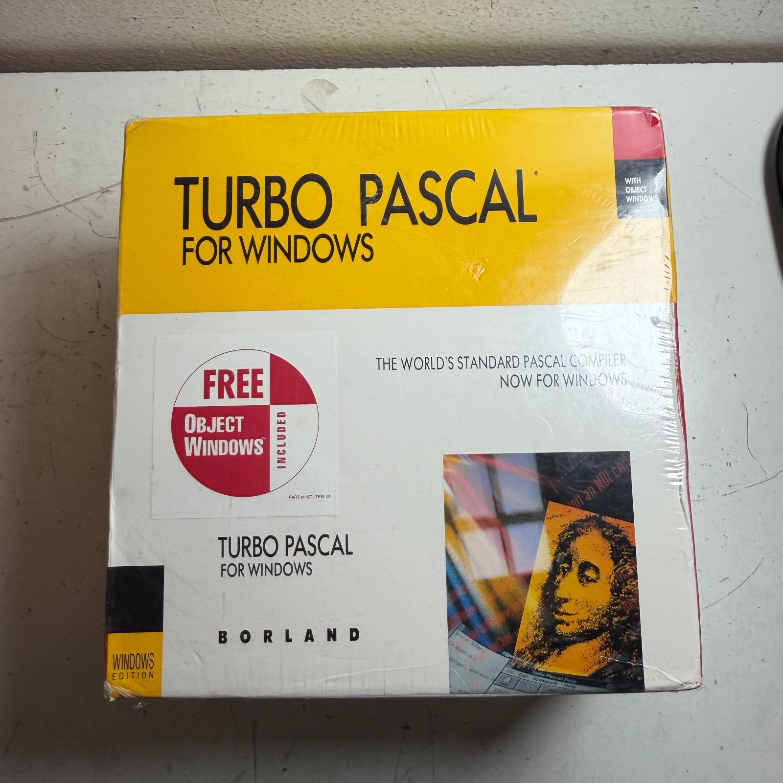 Borland Turbo Pascal Version 1.0 Programming Software for Windows Sealed