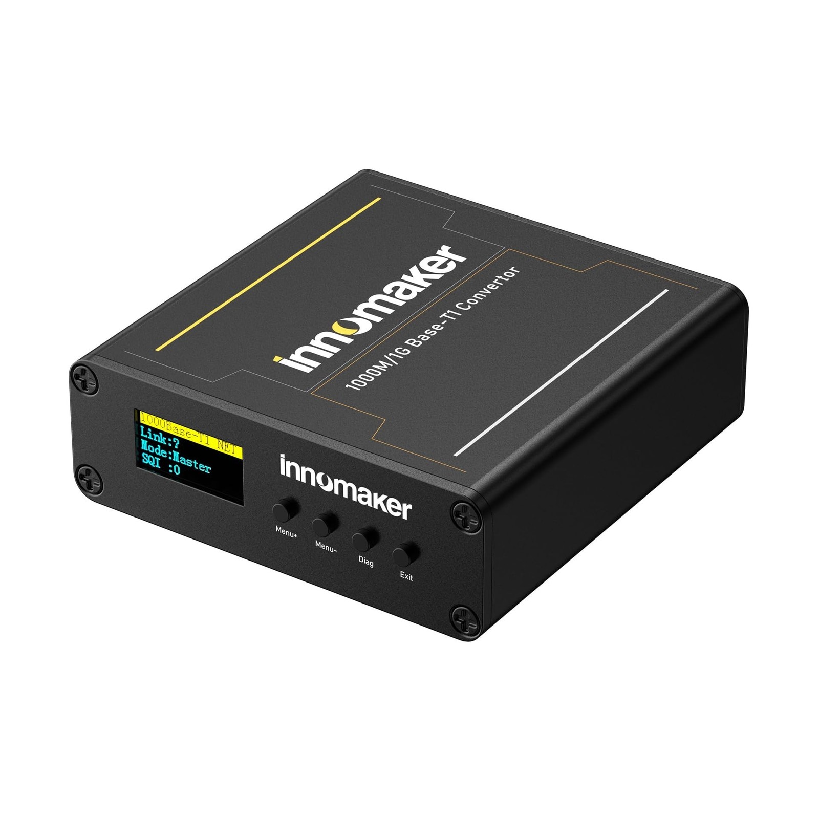1000BASE Ethernet Media Converter, 2-Wire Ethernet 1000BASE-T1 to 1000BASE-TX...