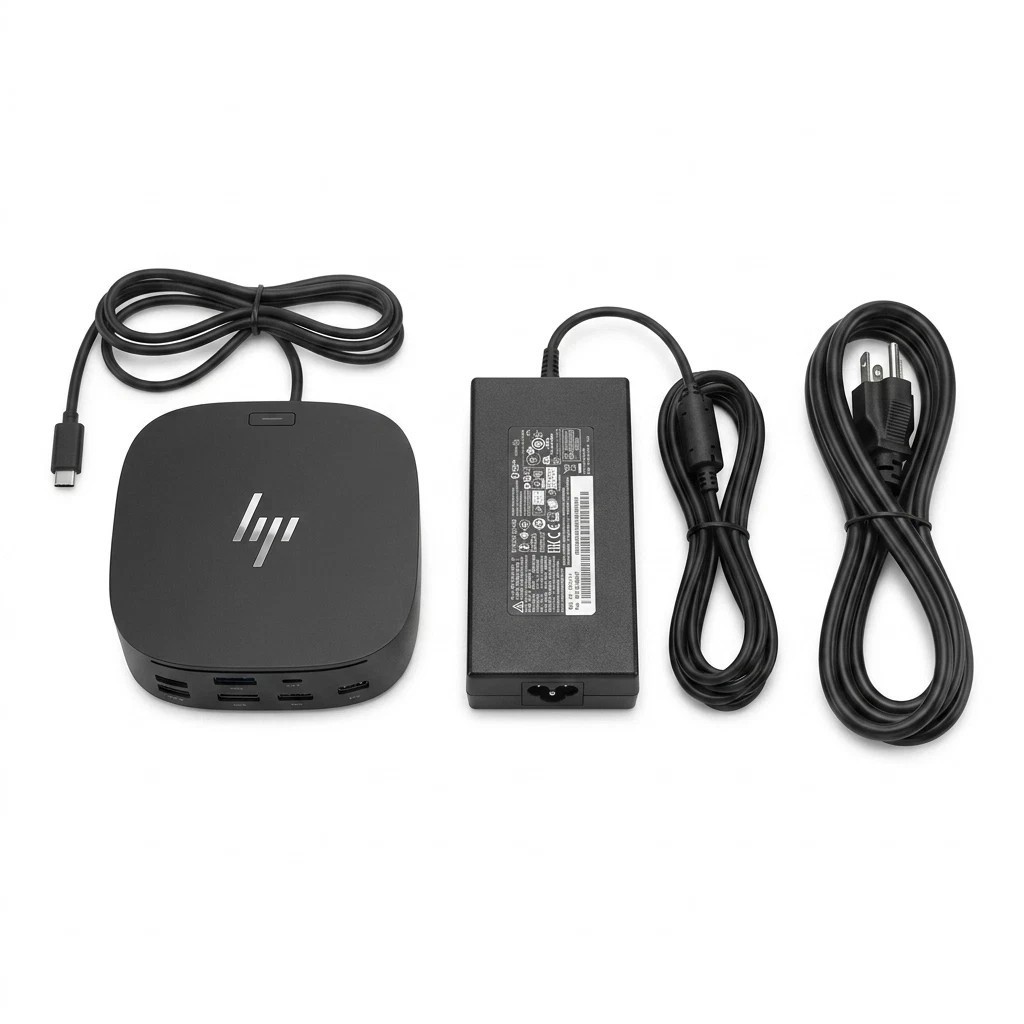 HP USB-C G5 Dock 4K Universal Docking Station Thunderbolt 120W AC Adapter