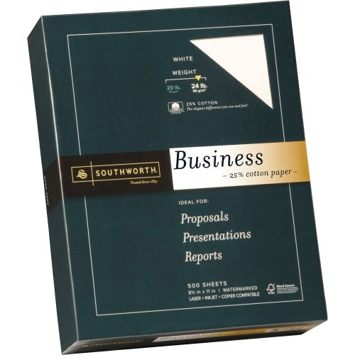 Southworth 24lb 25% Cotton Business Paper - 404C - 083514824300