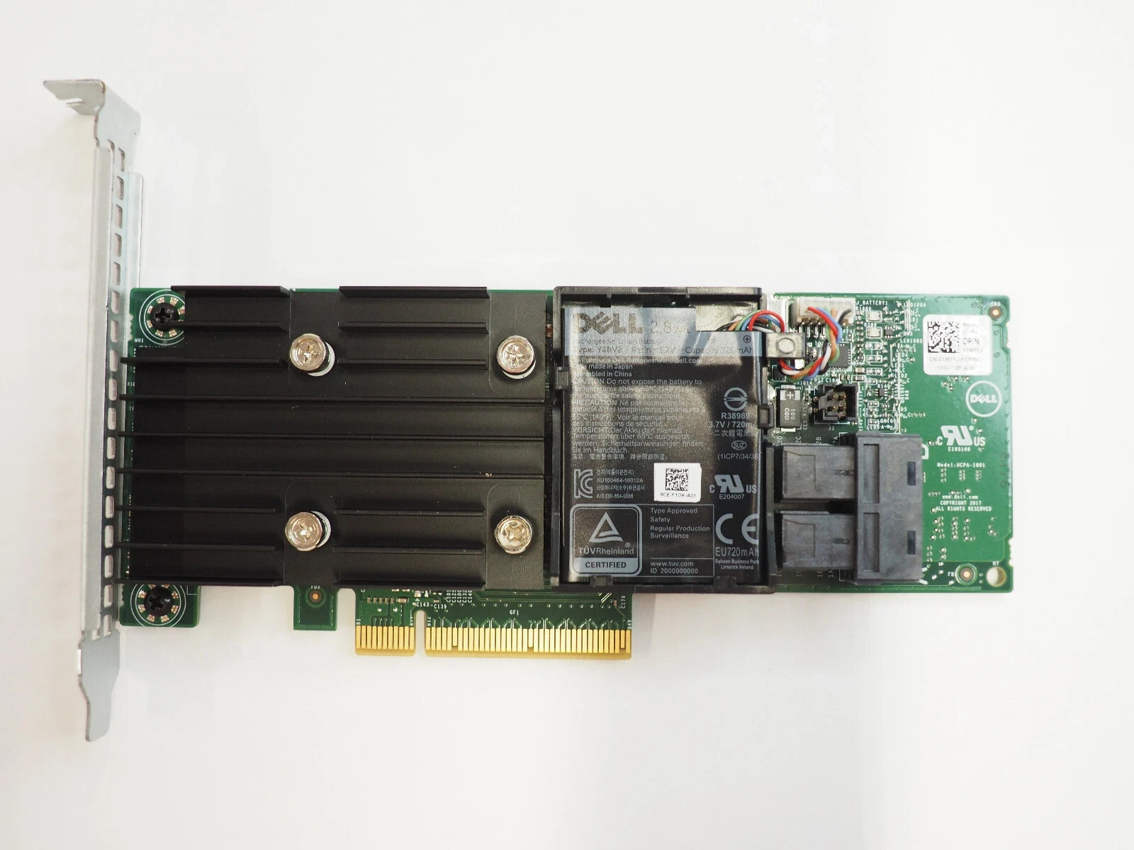 3JH35 DELL PERC H740P PCI-E 8GB MB CACHE 12Gb/s PCI-E CONTROLLER CARD FS