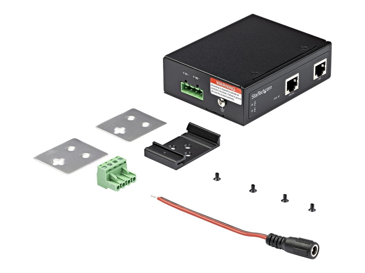 StarTechcom Industrial Gigabit PoE++ Injector 90W Poe POEINJ1G90W