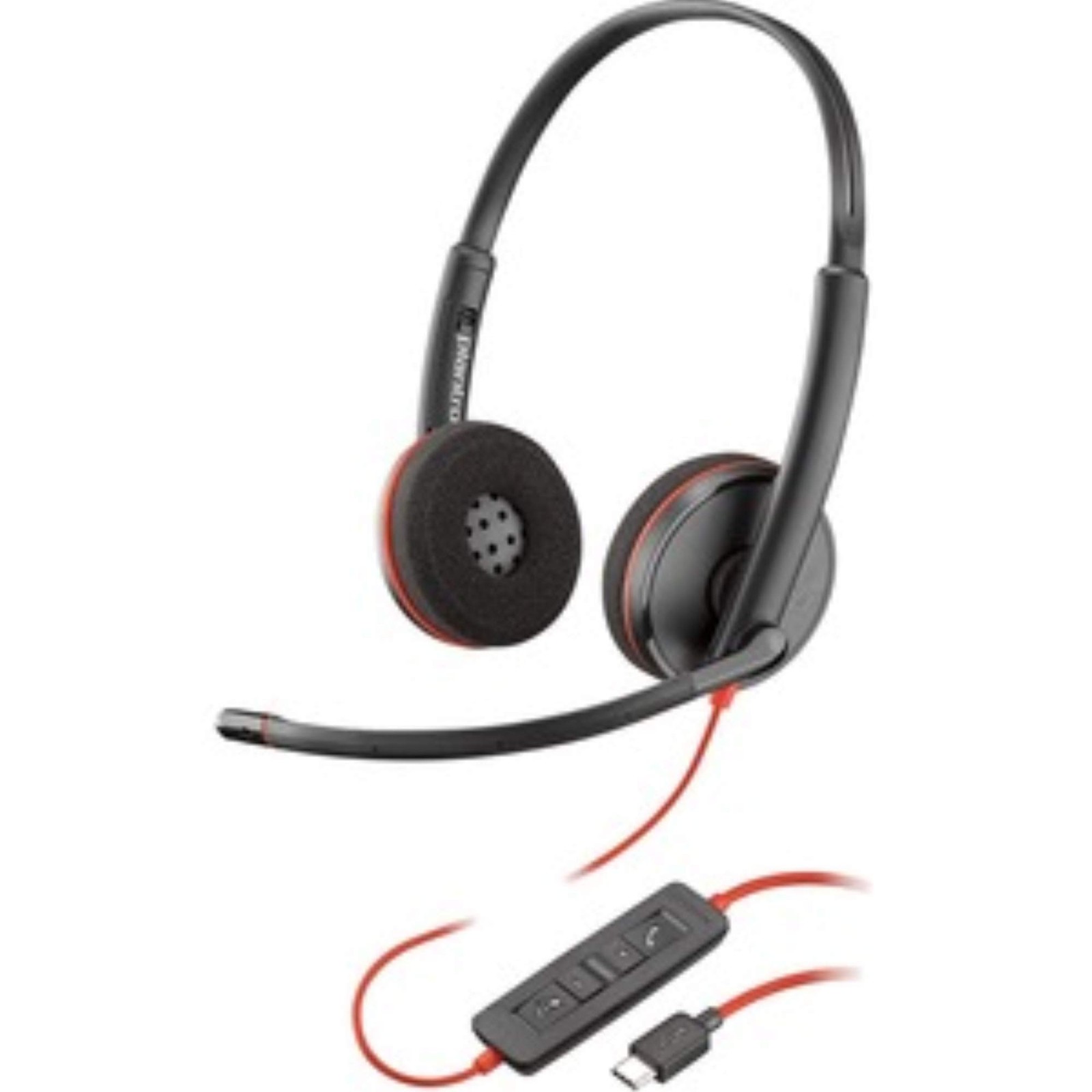 Plantronics Blackwire C3220 Wired Stereo USB Headset with Noise-Canceling Mic