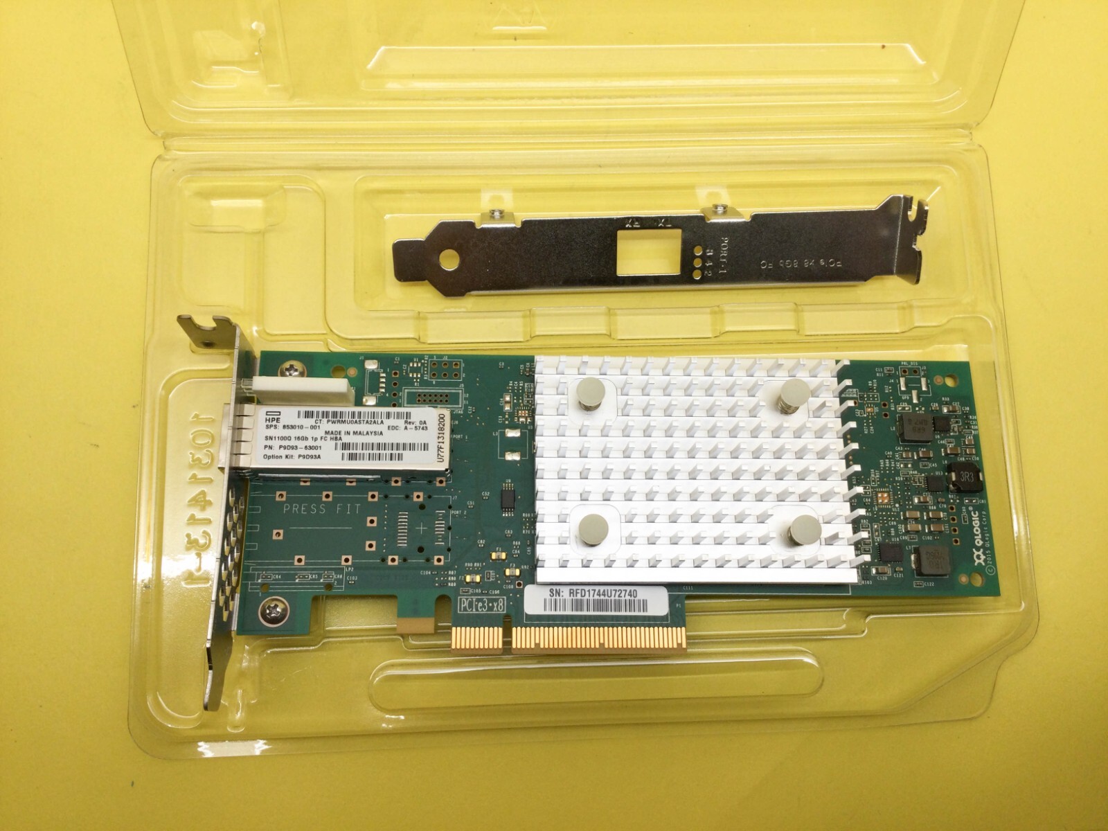 P9D93A HPE StoreFabric SN1100Q 16Gb Single Port Fibre Channel HBA QLE2690-HP