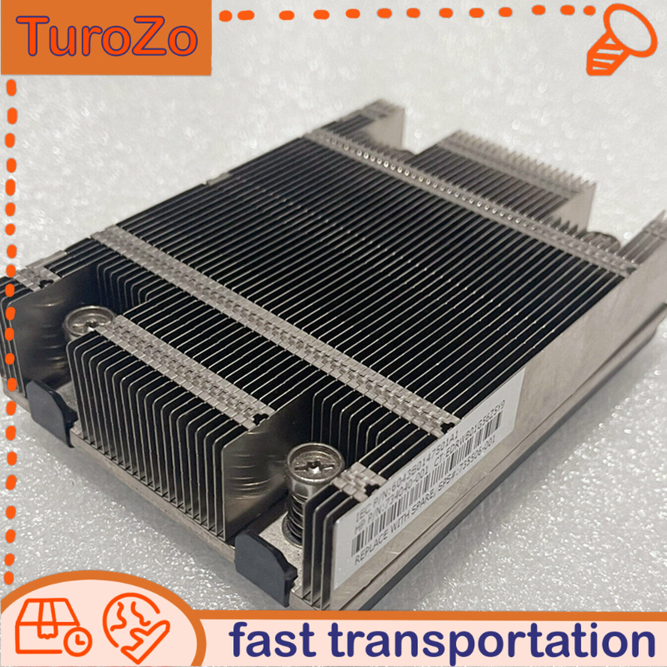 DL360P HP G8 server heat sink CPU spare part number: 735506-001 734040-001 