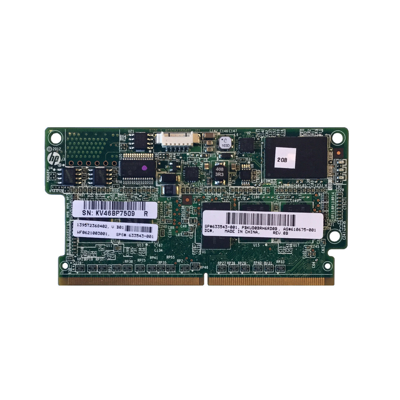 HP 633543-001 2GB FBWC Module 610675-001