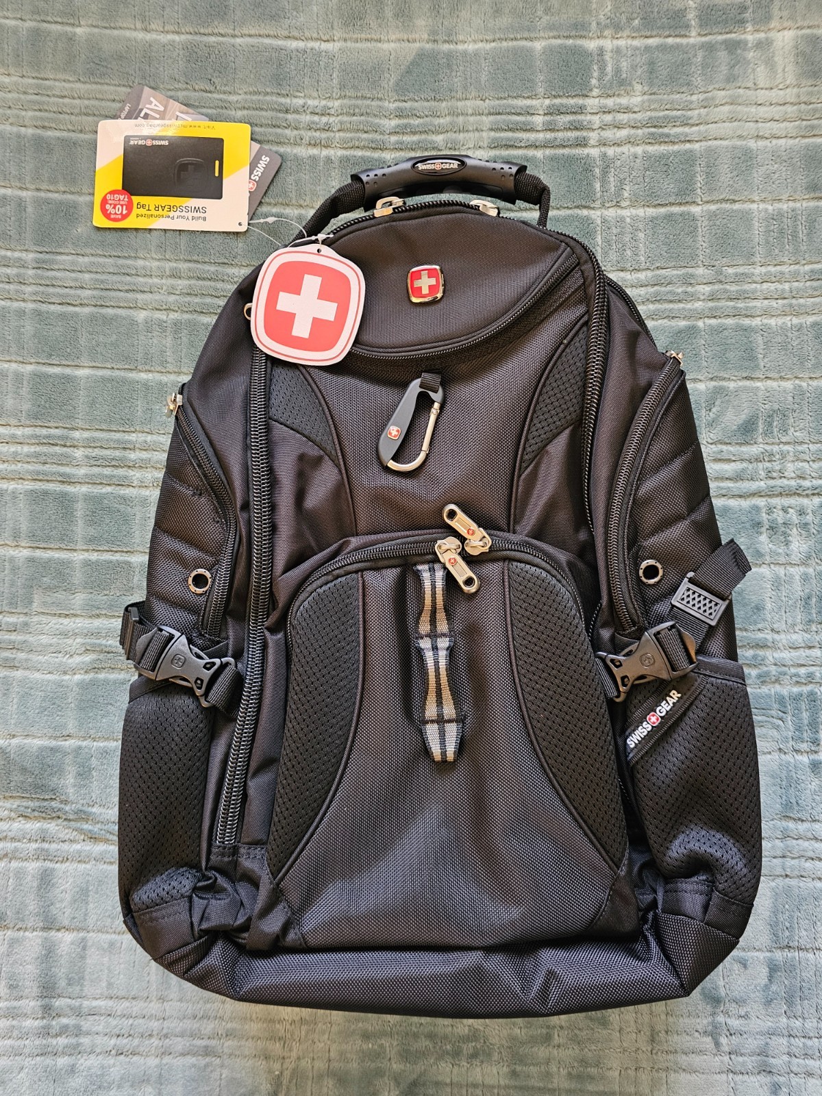 SwissGear 1900 ScanSmart Laptop Backpack 17-Inch Black 31L 18.5-Inch NWT