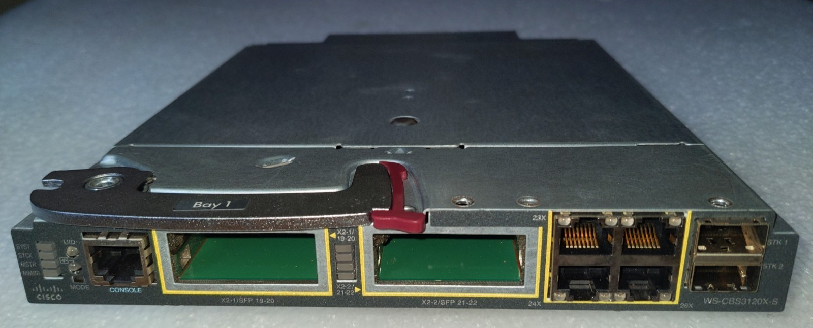 Cisco WS-CBS3120X-S Catalyst Blade Switch 3120X HP 451357-001 Tested Working