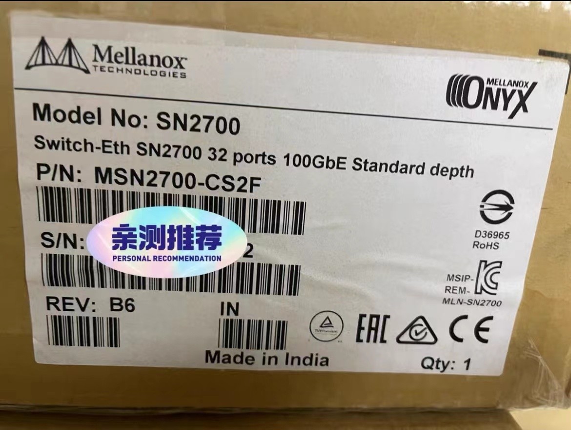 Original SN2700 CS2F MSN2700-CS2F Mellanox switch sn2700 New MSN2700