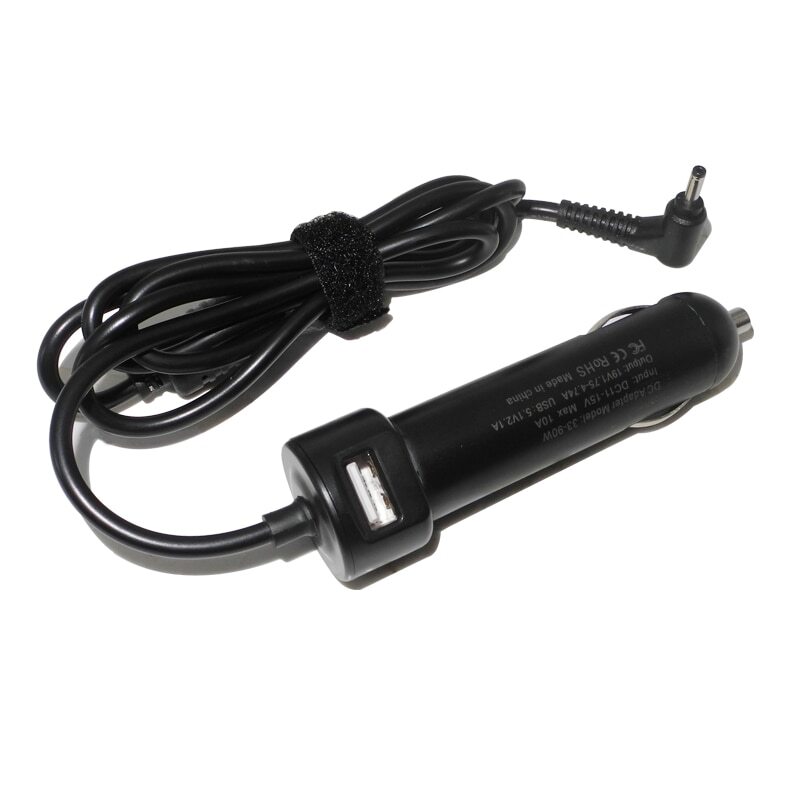 Genuine Dc Car Charger fr Asus ZenBook UX21 UX21K UX21E UX31 UX31E Power Adapter