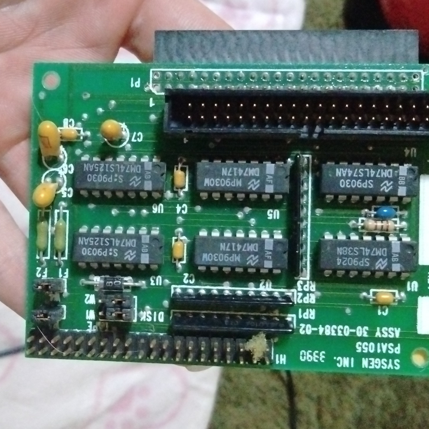 Sysgen Inc. Vintage PS/A1055 Adapter Board 30-03384-02 Rev B