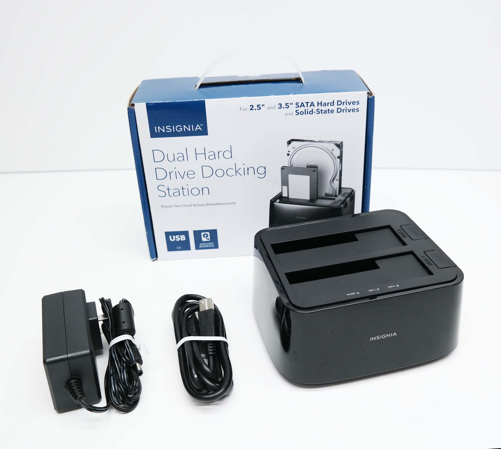 Insignia NS-PCHDEDS19 2-Bay HDD Docking Station