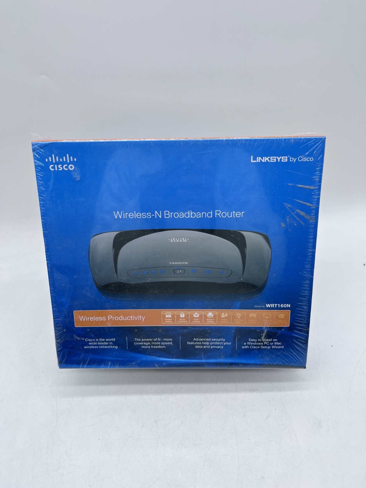 Linksys by Cisco Wireless_N Broadband  WRT160N Router NEW