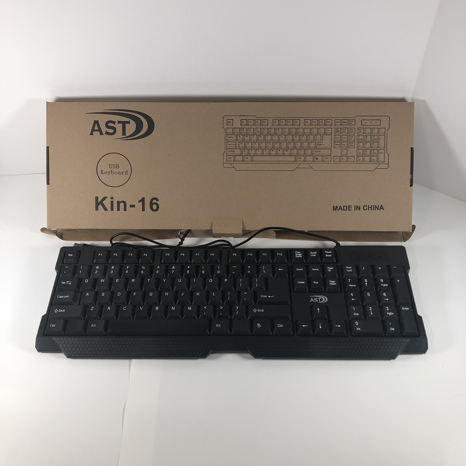AST kin-16 usb keyboard new open box