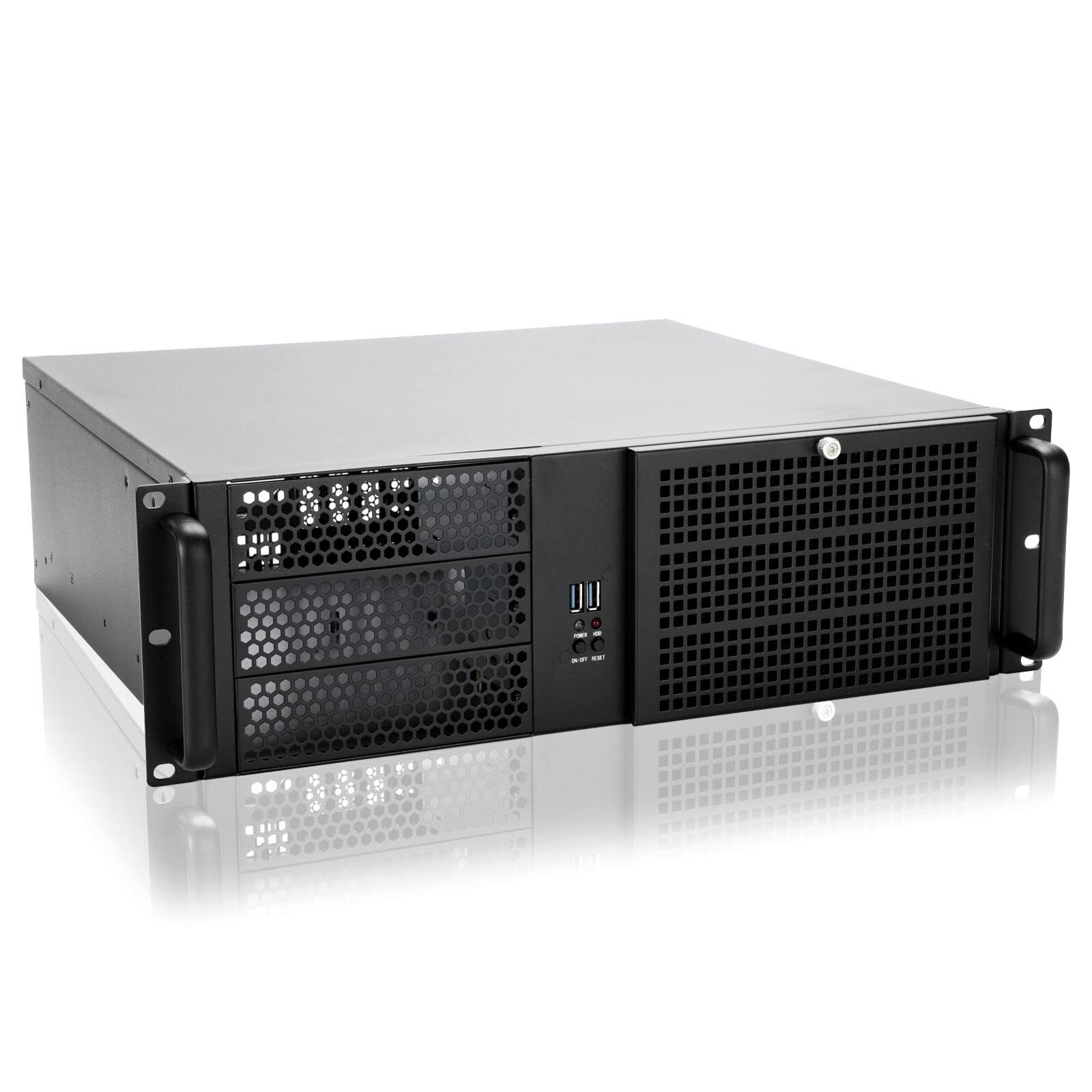 RackChoice 3u Rackmount Server Chassis ATX/MATX with 3x5.25 Support PS2 PSU w/Si