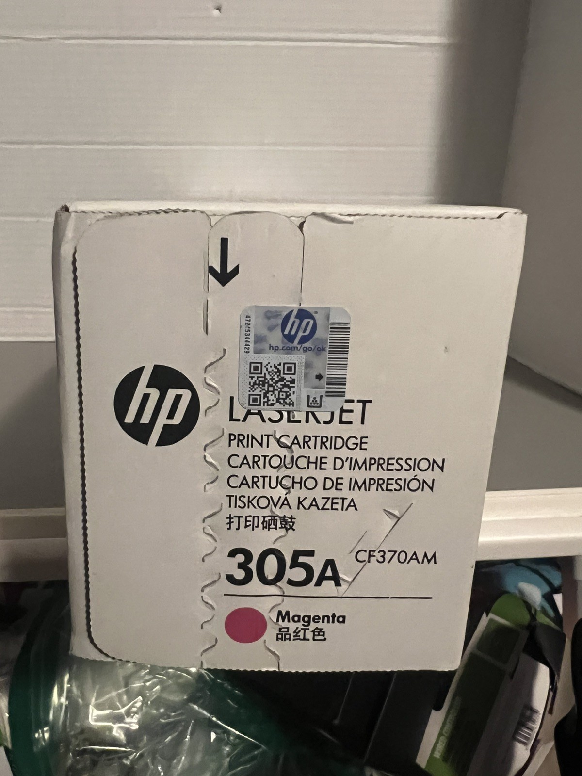 HP CE413A 305A Genuine Magenta Toner Cartridge New