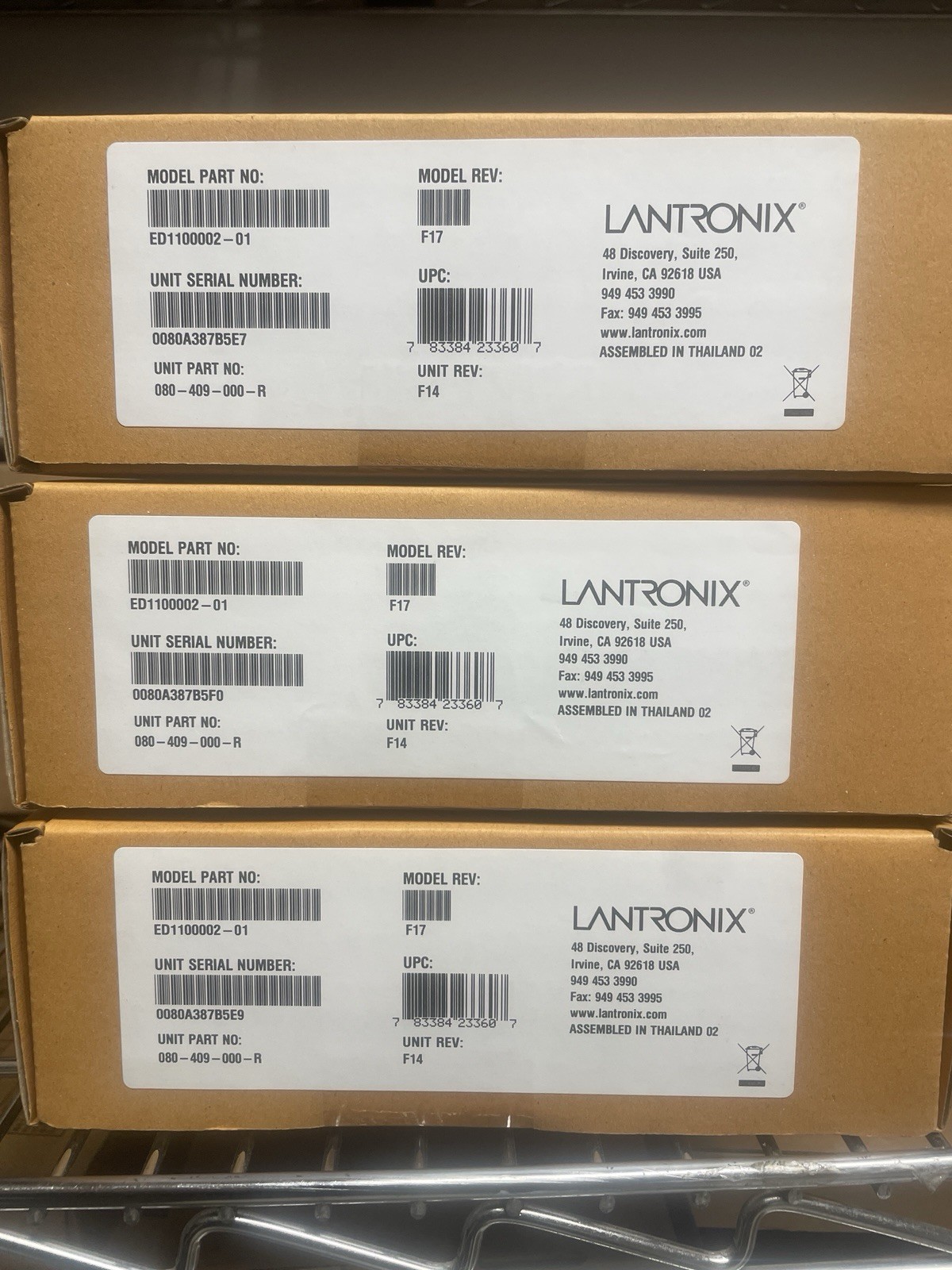 Lantronix ED1100002-01 1PORT RS232/422/485 ED1100002-01 AES SSH/SSL
