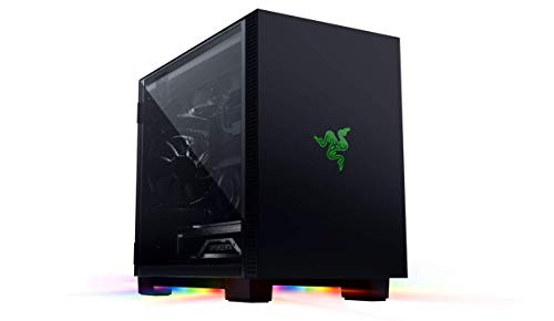 Razer Tomahawk Mini-ITX Mini Tower Gaming PC Case with Tempered Glass and Chroma