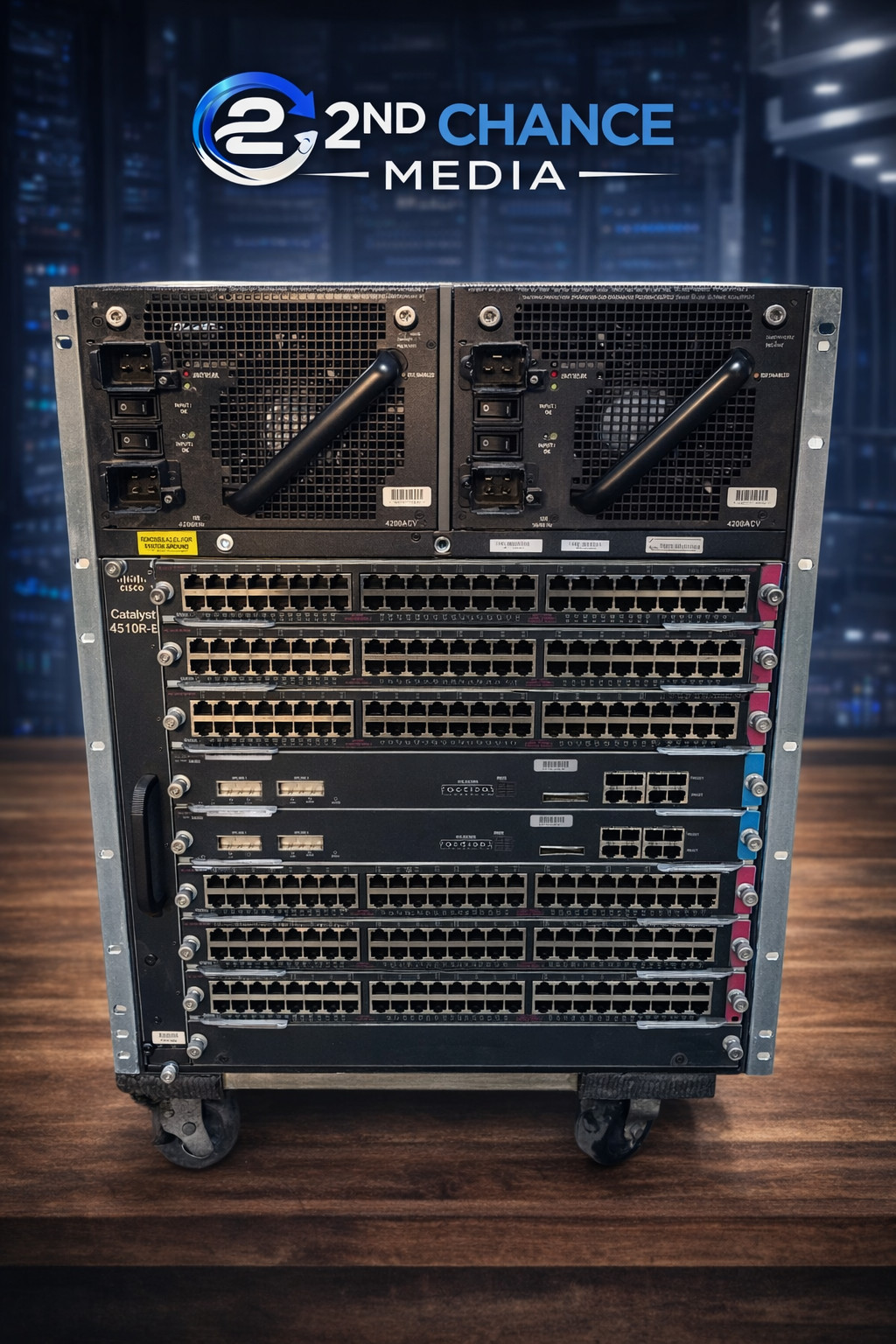 WS-C4510R-E CISCO CATALYST 4510E 10-SLOT CHASSIS SWITCH