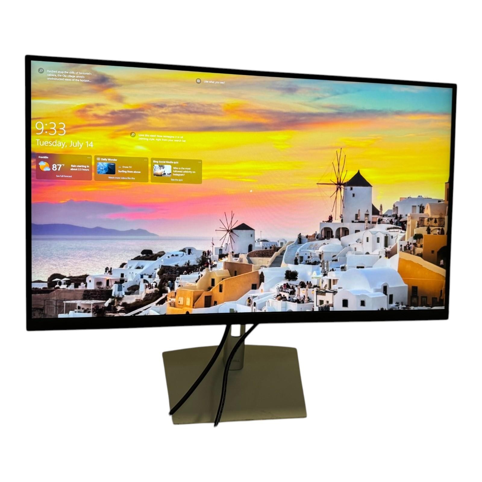 Dell P2721Q 27" 4K FHD W-LED IP Ultra Thin Bezel Monitor 3840 x 2160 Grade-B