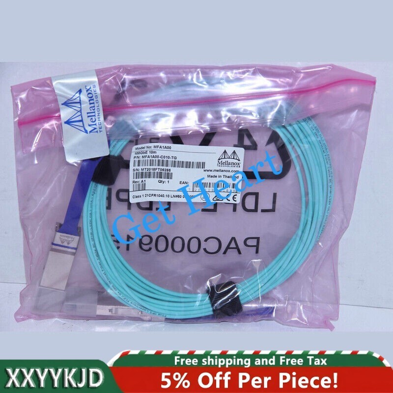 NEW Mellanox MFA1A00-C010-TG Melosi 100G Ethernet cable AOC optical cable 10M
