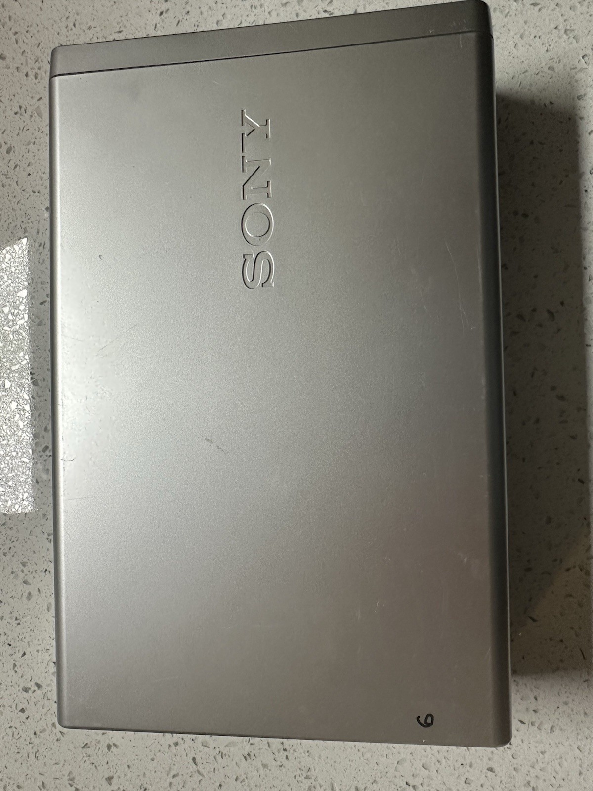 LIGHTLY USED  tested   SONY DRX-840U DVD/CD REWRITABLE DRIVE POWER CORD USB CORD