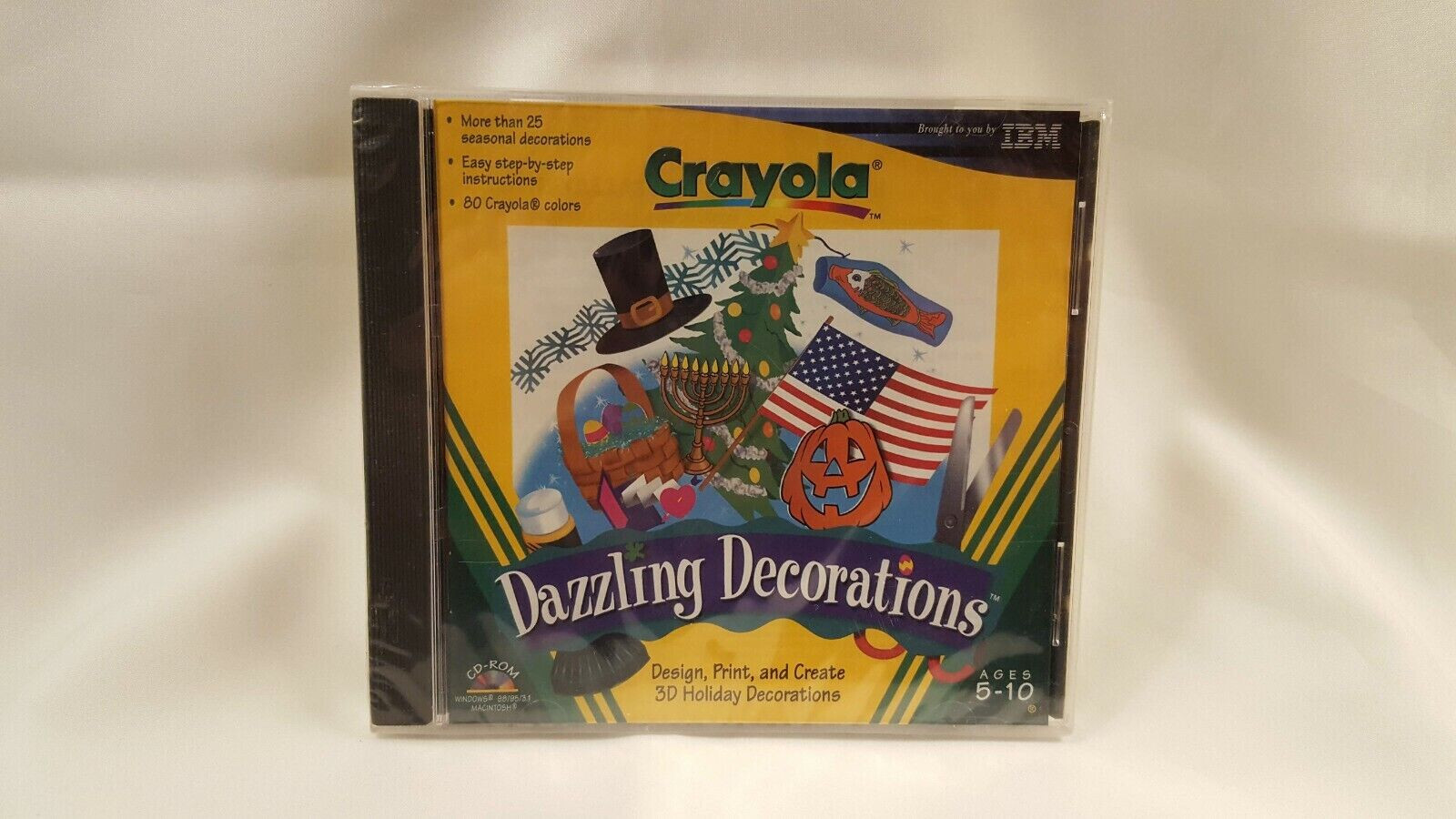 Crayola / DAZZLING DECORATIONS / CD-ROM / PC & MAC / (SEALED)