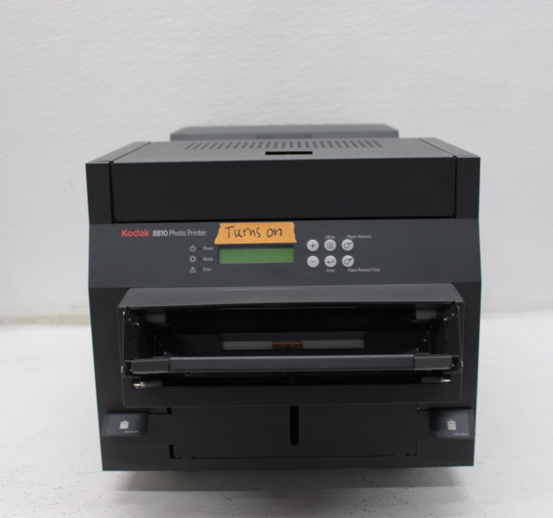 Kodak 8810 Color Photo Printer | ONLY Printer | Turns On