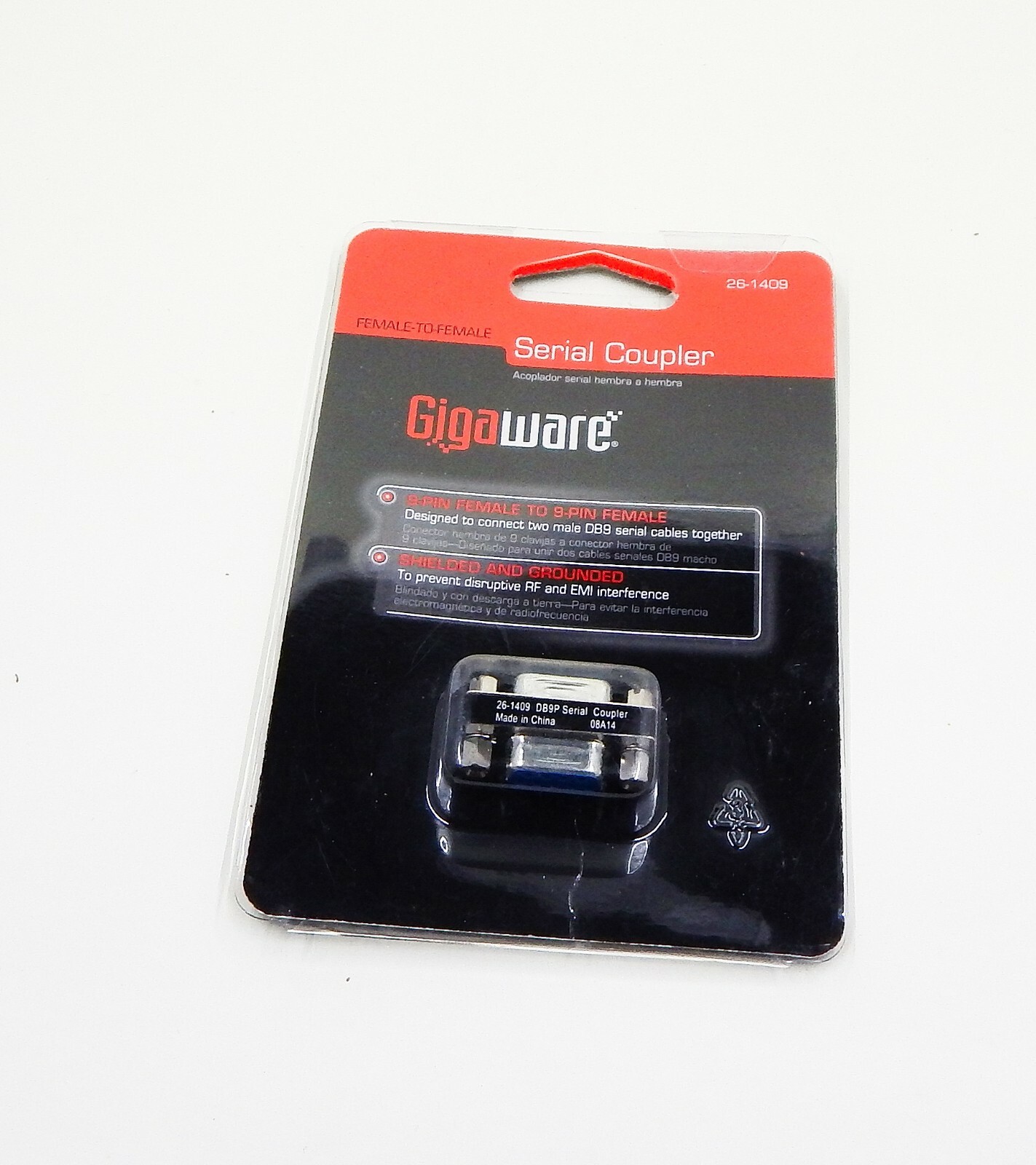 Gigaware Serial Coupler 9-Pin Female to 9-Pin Female 26-1409