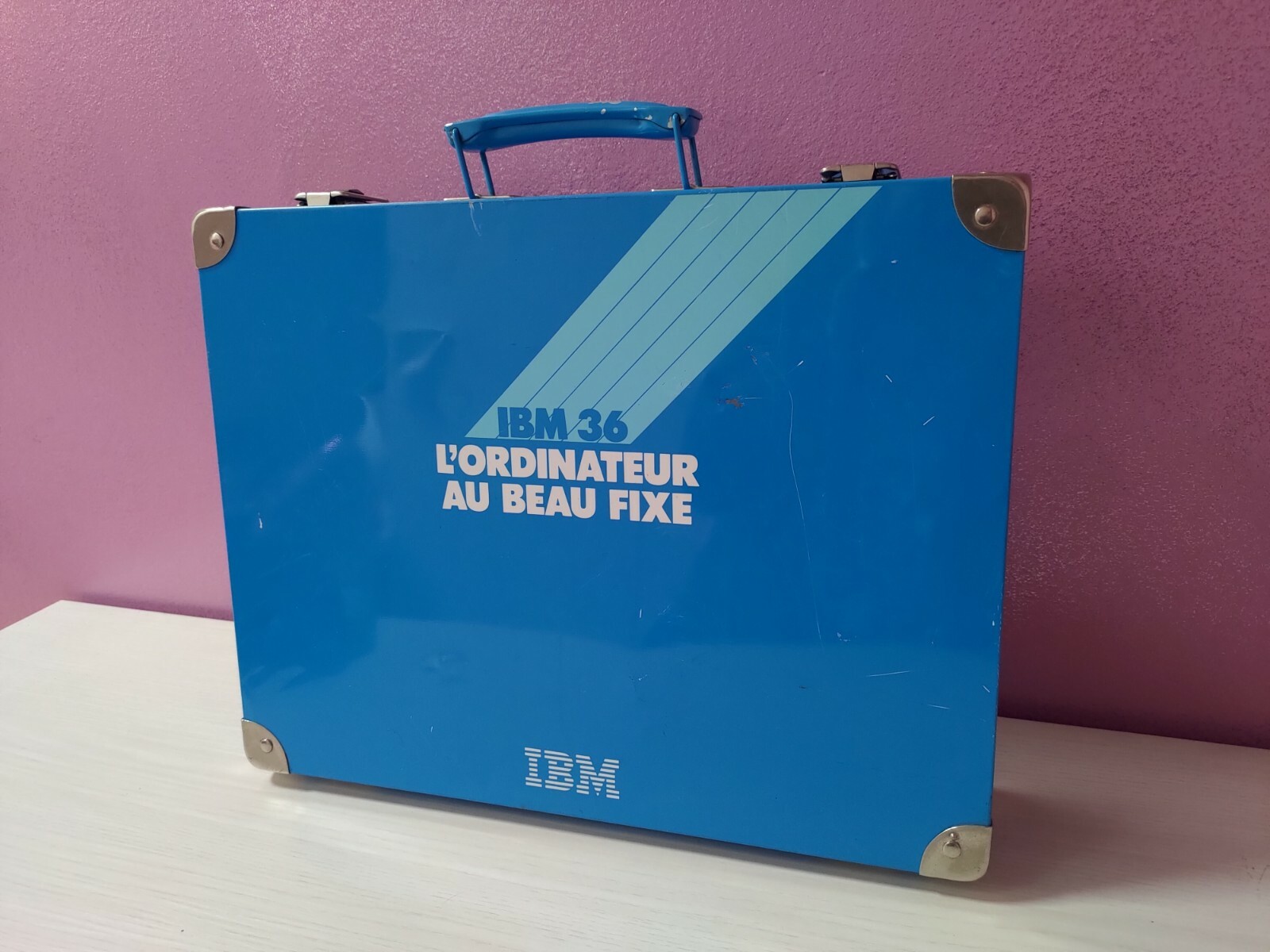 Vintage IBM 36 Briefcase - ULTRA RARE - IBM Advertising Suitcase - ORIGINAL