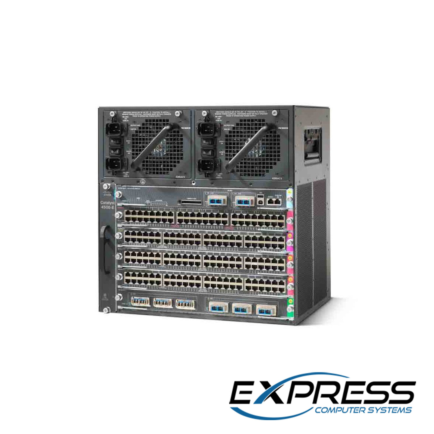 Cisco WS-C4506-E | 1x X45-SUP7L-E | 1x X4748 | 3x X4648 | 1x X4712 | 2x 6000W PS
