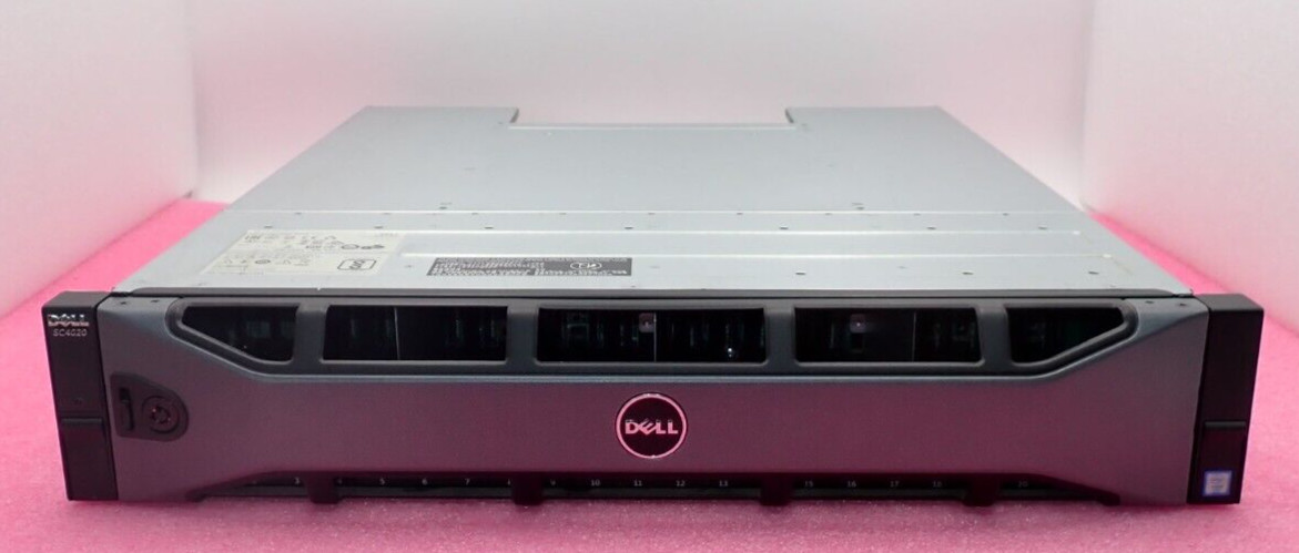 Dell Compellent SC4020F 2U Storage Array 24x 2.5" Bay 2x 8G-FC-4 Controllers
