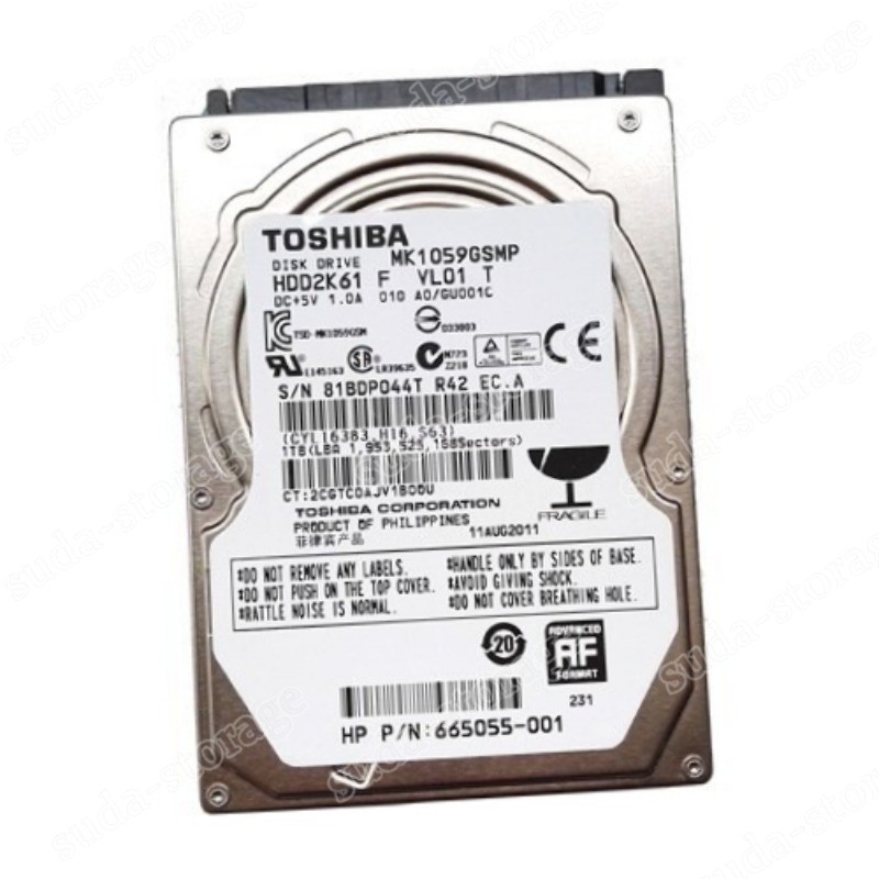 1PCS Toshiba MK1059GSMP 1000GB 5400RPM SATA 2.5 Inch Laptop HDD Hard Disk Drive