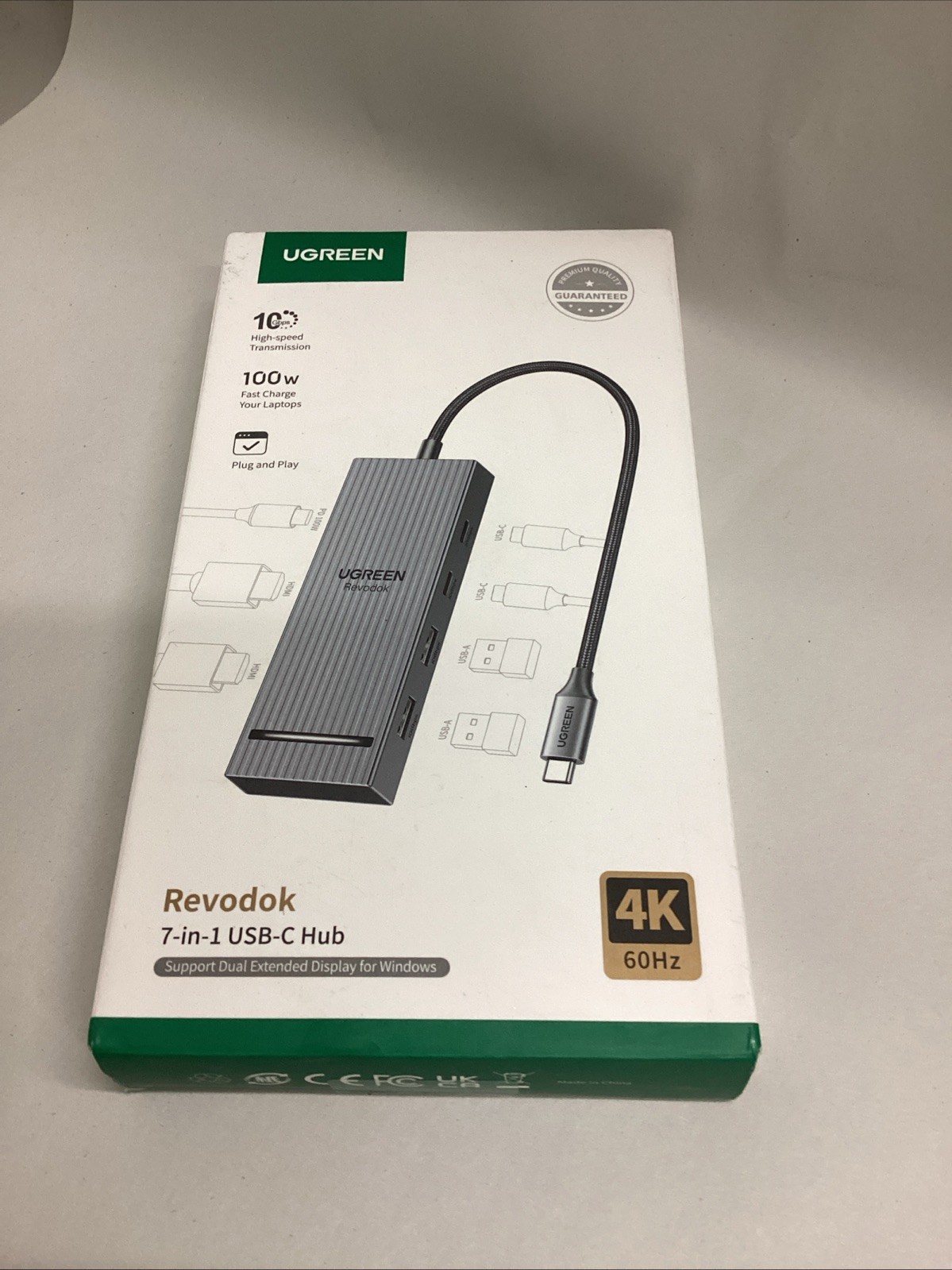 UGREEN Revodok 10-in-1 USB-C Hub 4K 60Hz 100W PD Gigabit Ethernet HDMI