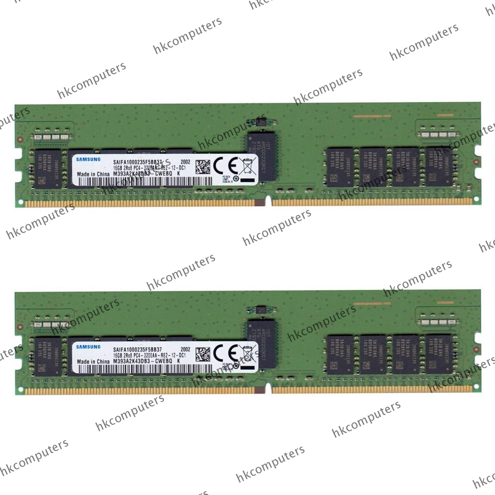 2x 4x 8x Samsung 16GB 3200MHz DDR4 REG ECC RAM Server Memory M393A2K43DB3-CWE