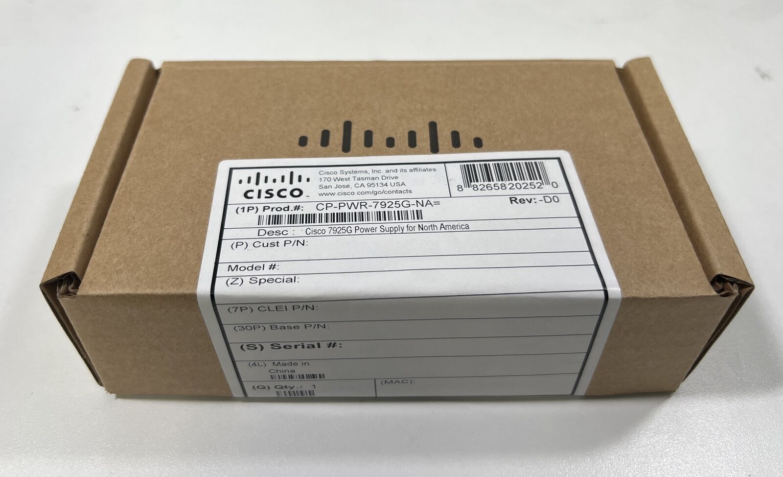 NEW Cisco CP-PWR-7925G-NA= Power Supply
