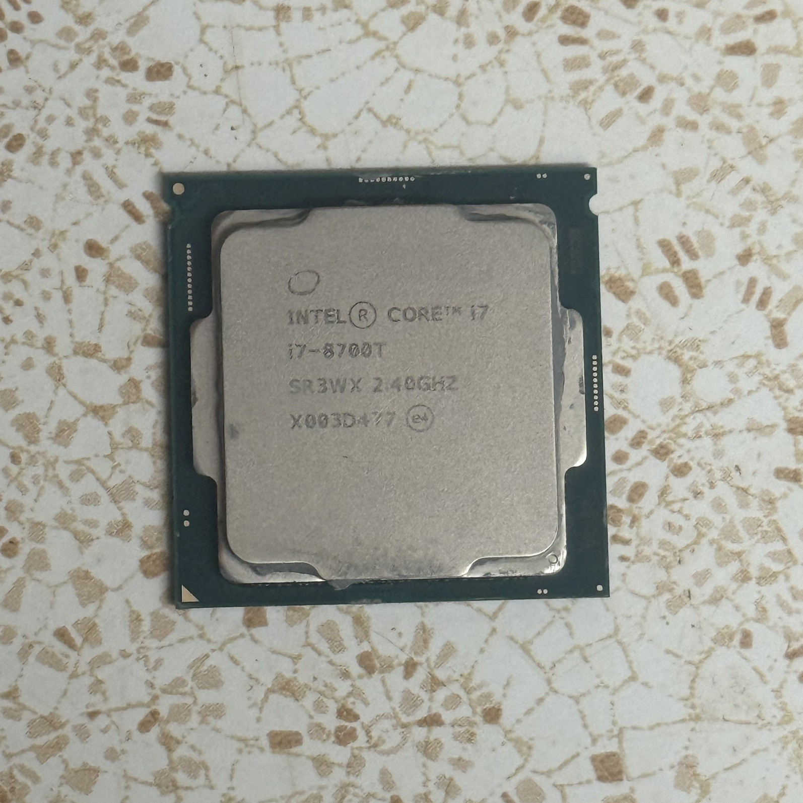 Intel Core i7 8700T Six-Core 2.4GHz SR3WX CPU Processor
