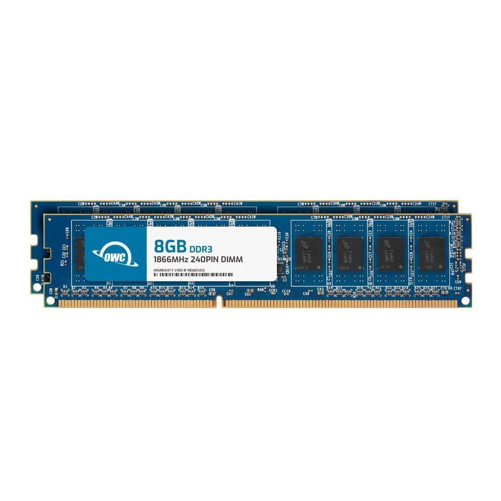 OWC 16GB (2x8GB) DDR3 1866MHz 2Rx8 Non-ECC UDIMM 240pin Memory RAM
