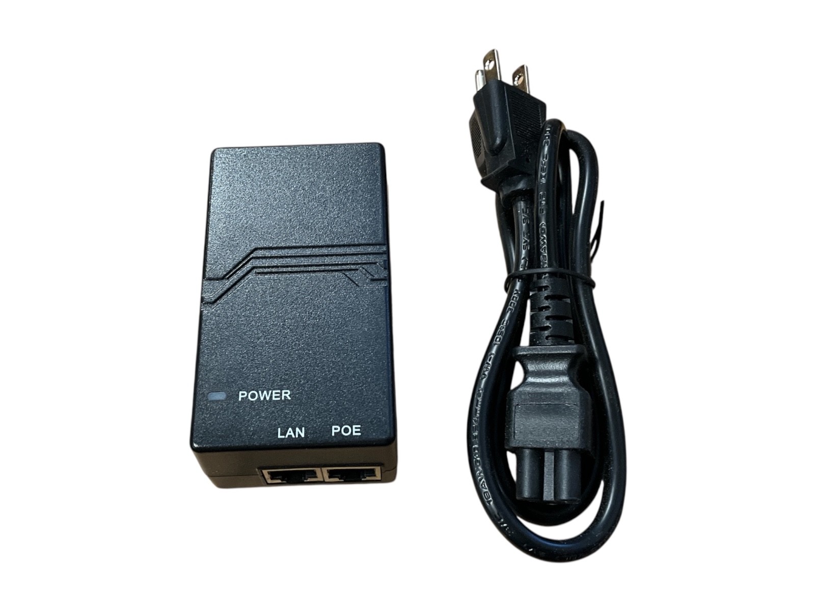 Ruckus 902-0162-US00 Gigabit PoE Injector 48V 24W 740-64214-001 w/ Power Cord