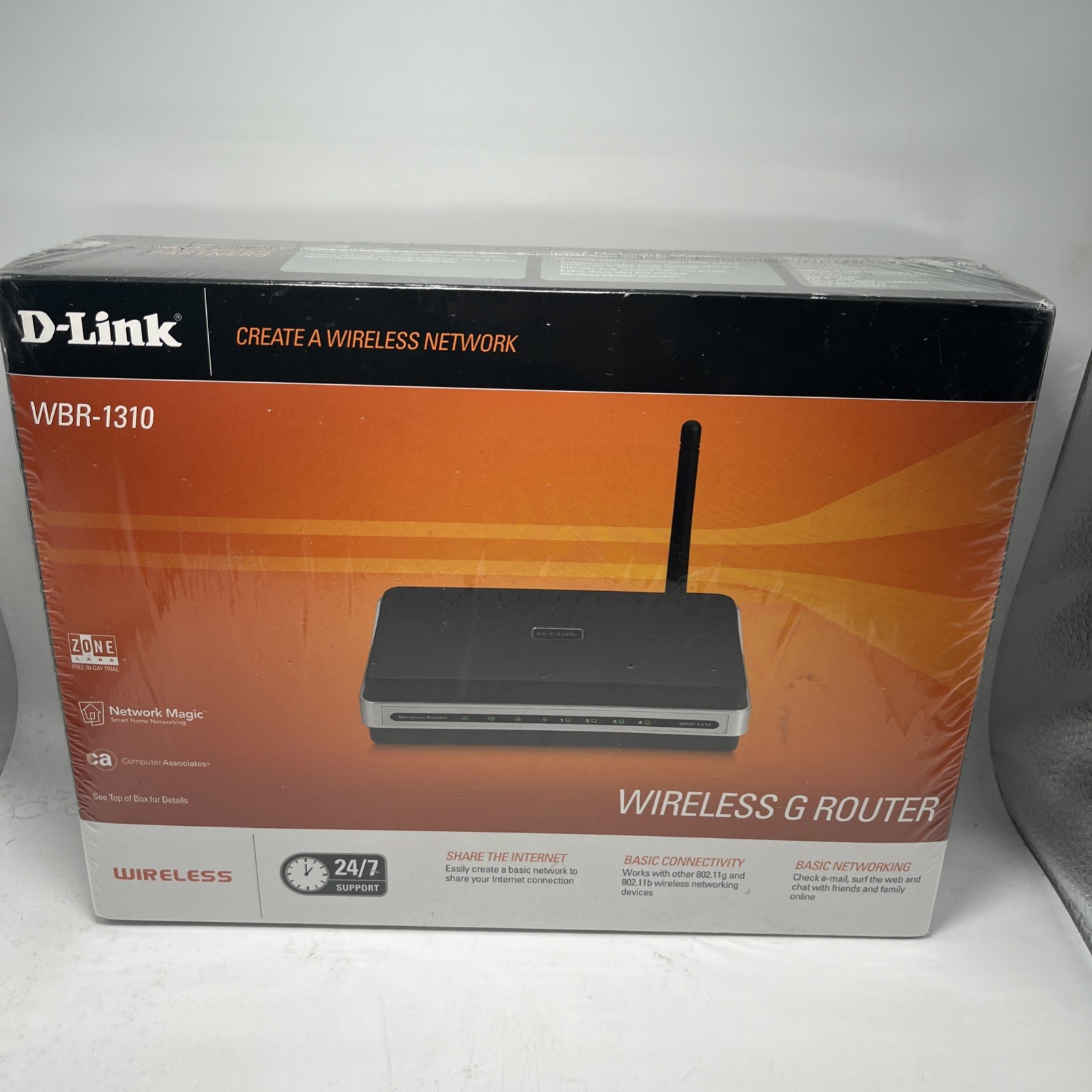 D-Link WBR-1310 Wireless G Router 802.11g Four 10/100 Network Ports New🔵