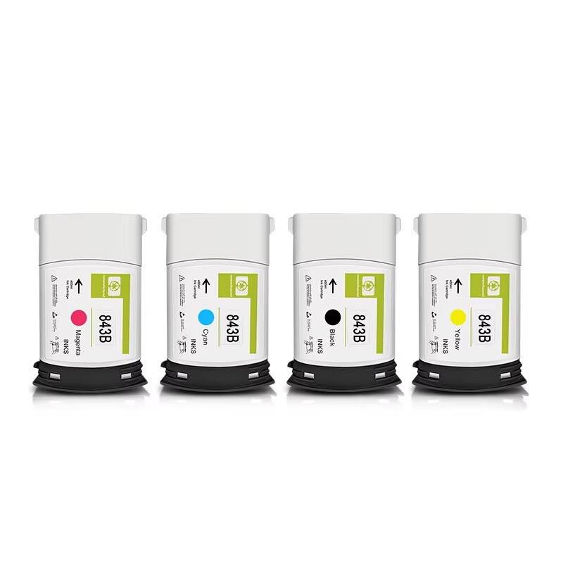 4*400ML for HP 843B Ink Cartridge for HP Pagewide XL 4000 4100 4500 5000 5100
